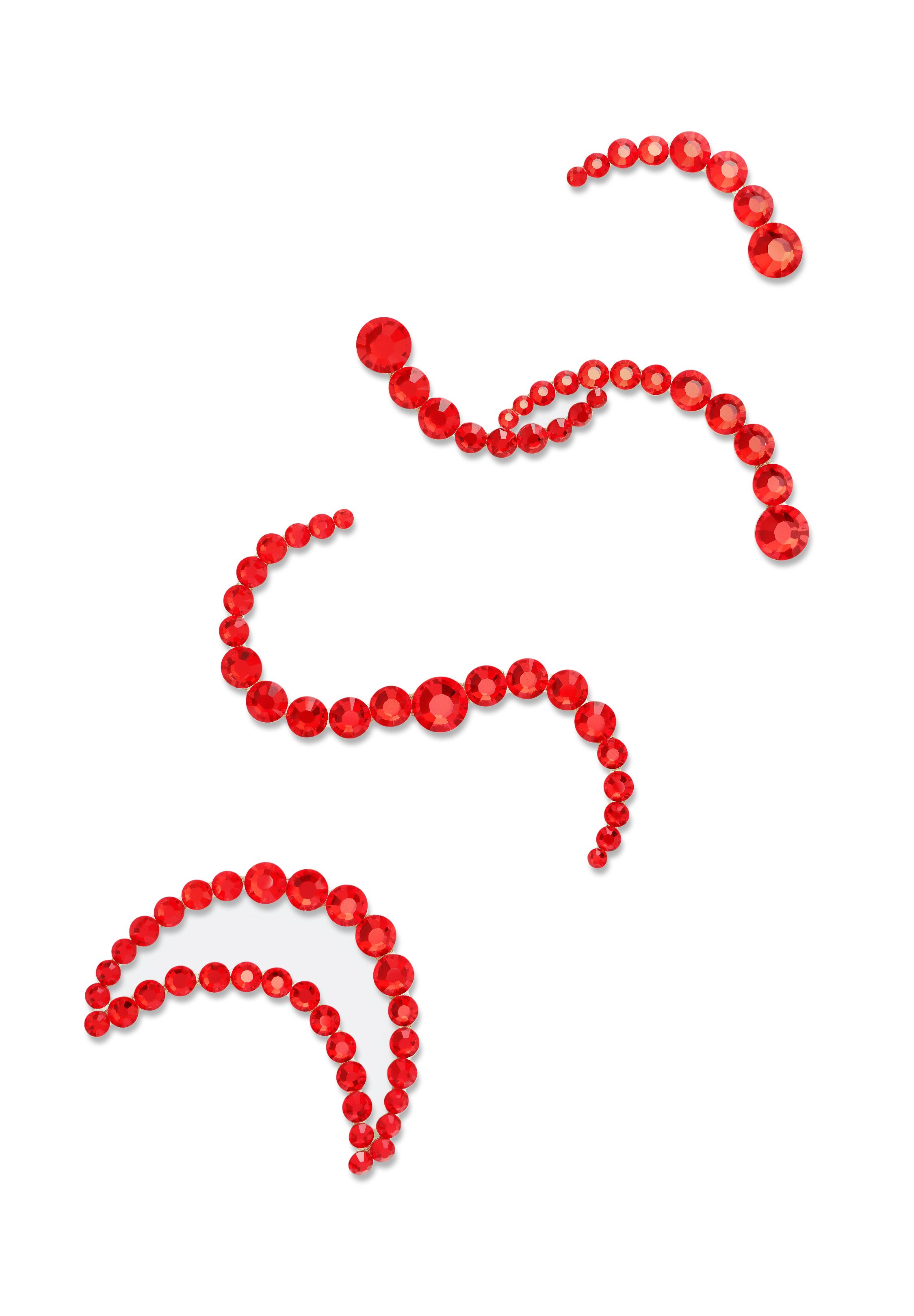 Verona Rhinestone Strips SD-309-2-Light Siam