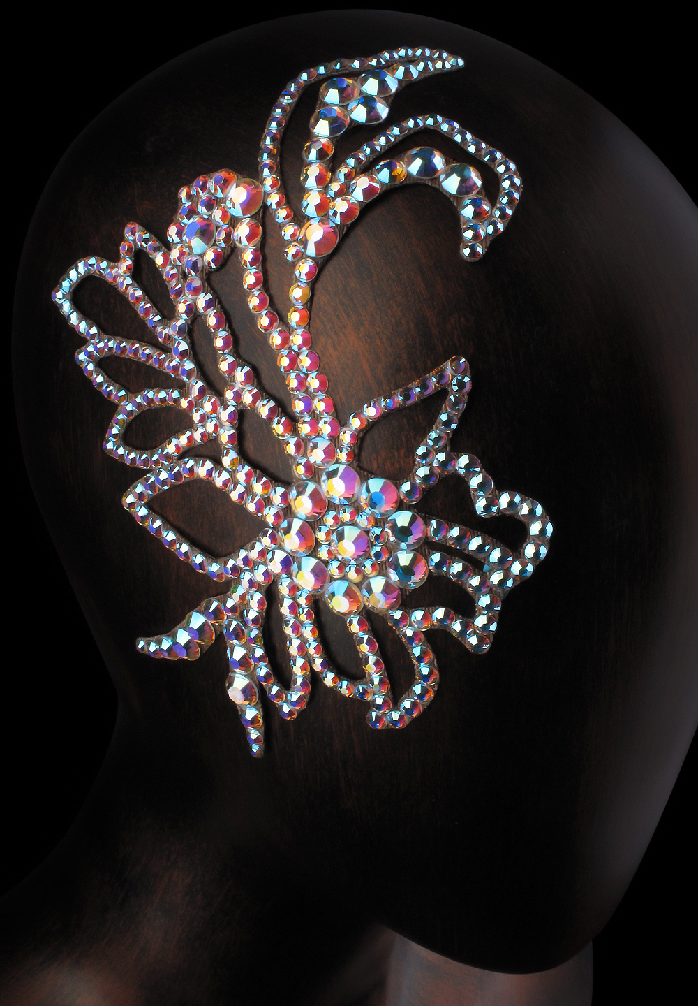 Verona Rhinestone Hairpiece HP-05-Crystal AB
