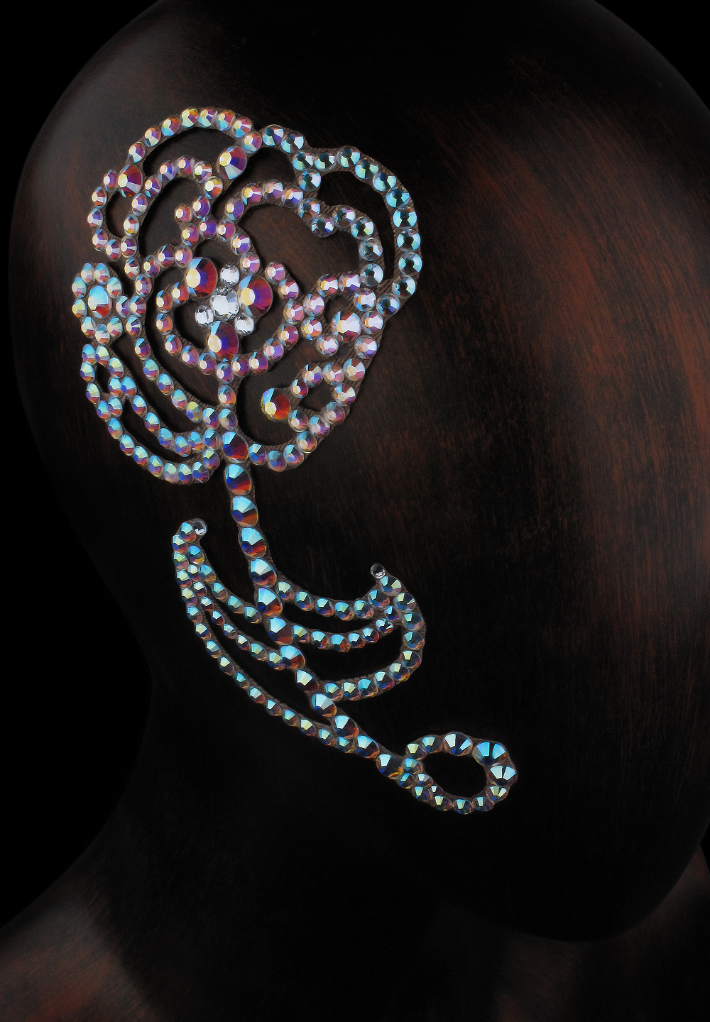 Verona Rhinestone Hairpiece HP-16-Crystal AB