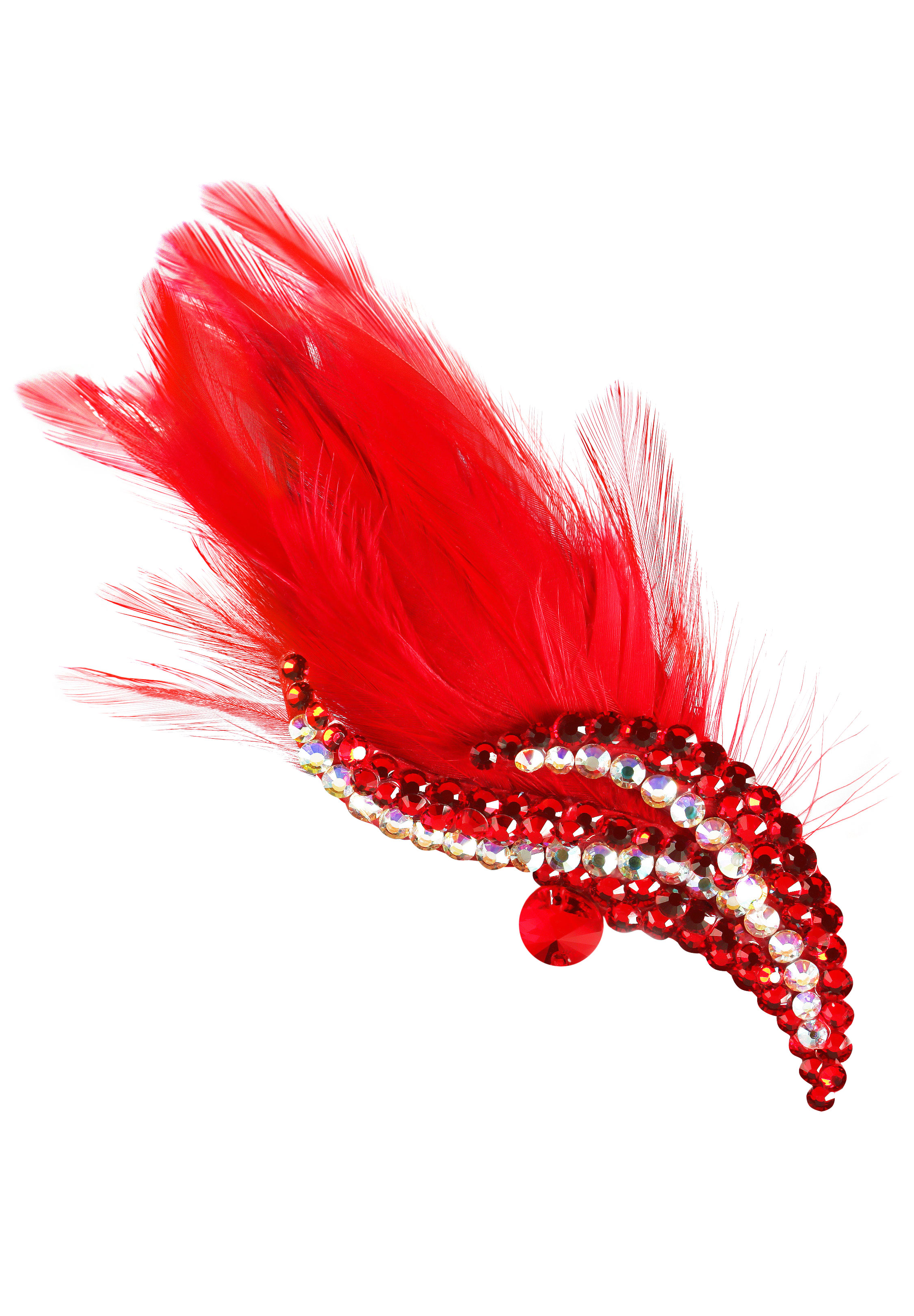 Feather Floral Hair Accessories DanceShopper