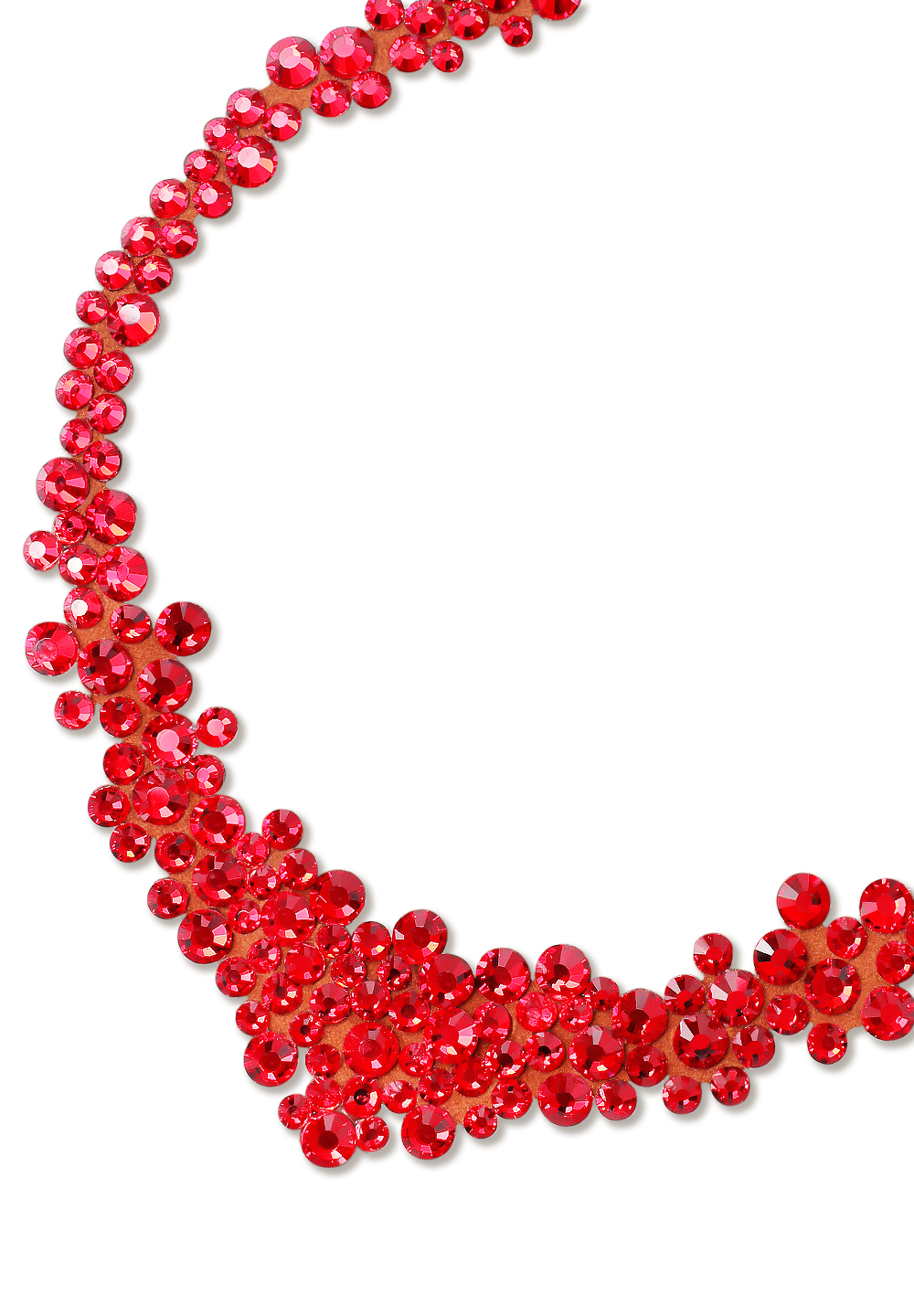 Serena Crystal Necklace NK-903-1-Light Siam