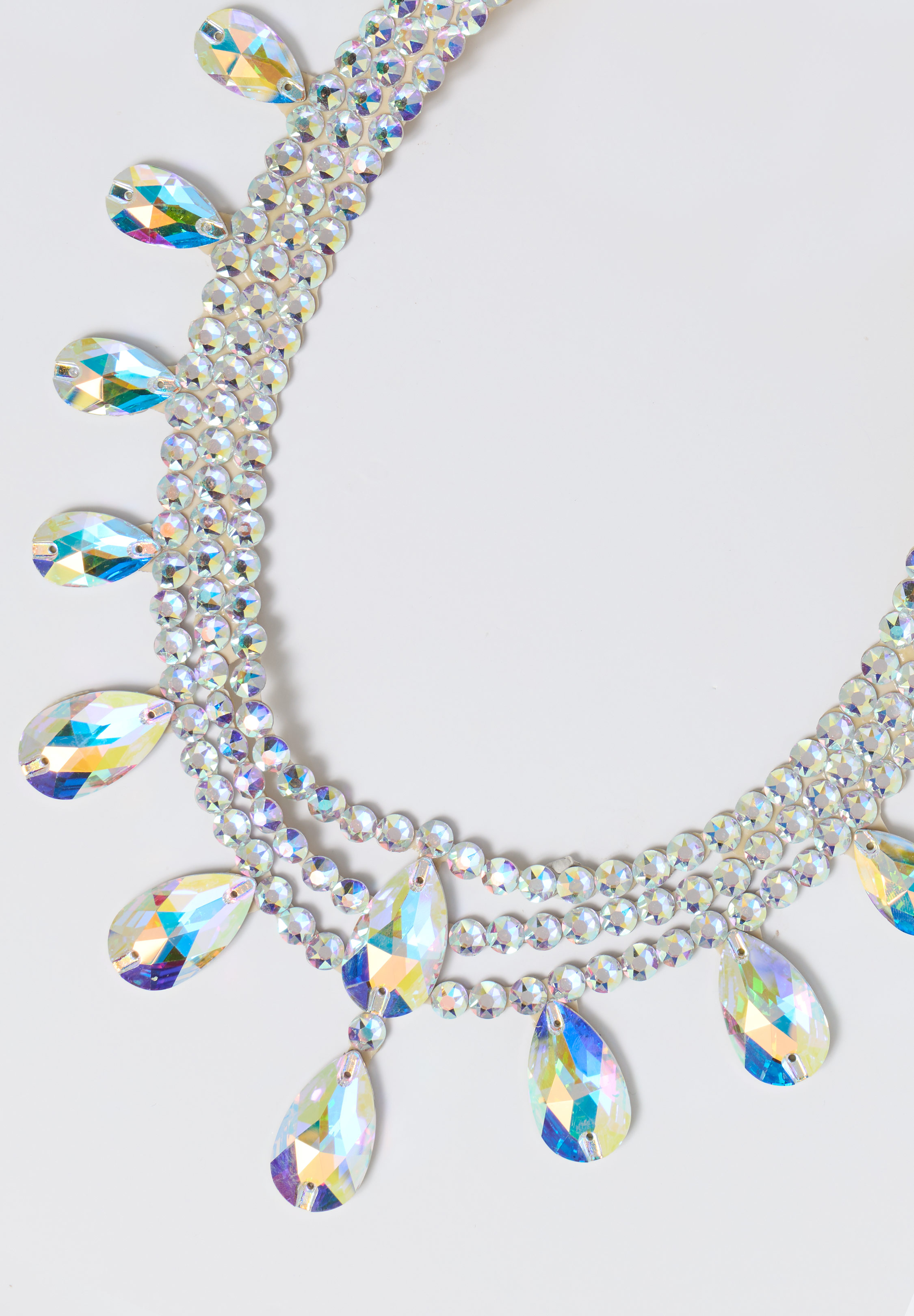 Serena Crystal Necklace NK-EM007-Crystal AB