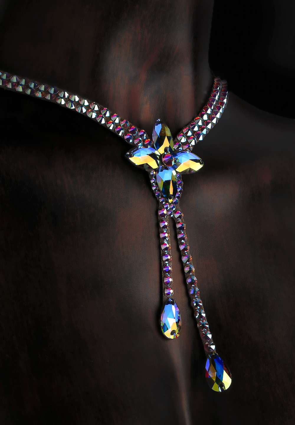 Serena Crystal Necklace NK-603-Crystal AB