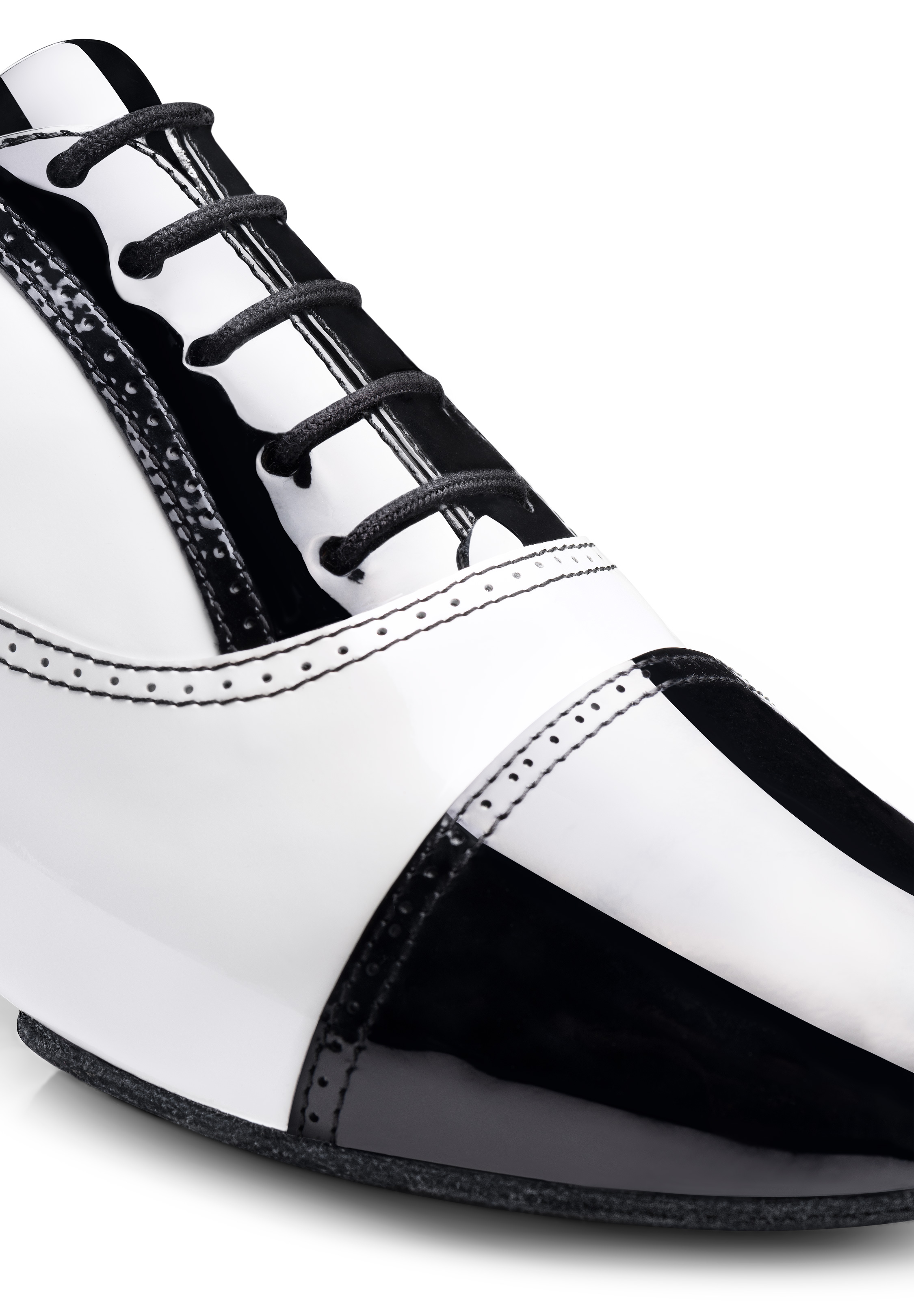 Black and white dancing hot sale shoes