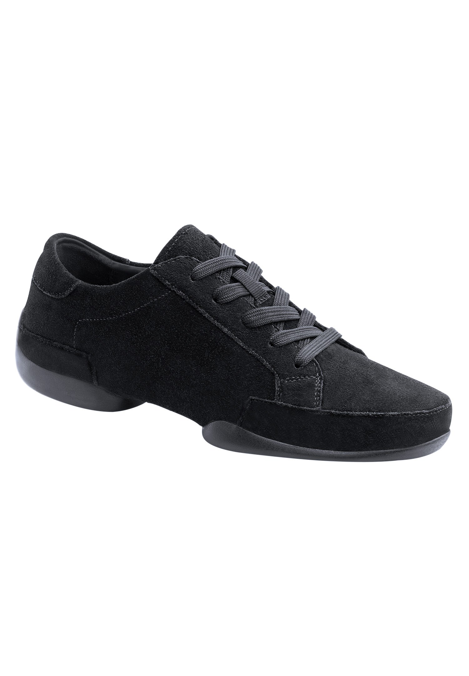 Anna Kern 155 Ladies Dance Sneakers-Black Suede