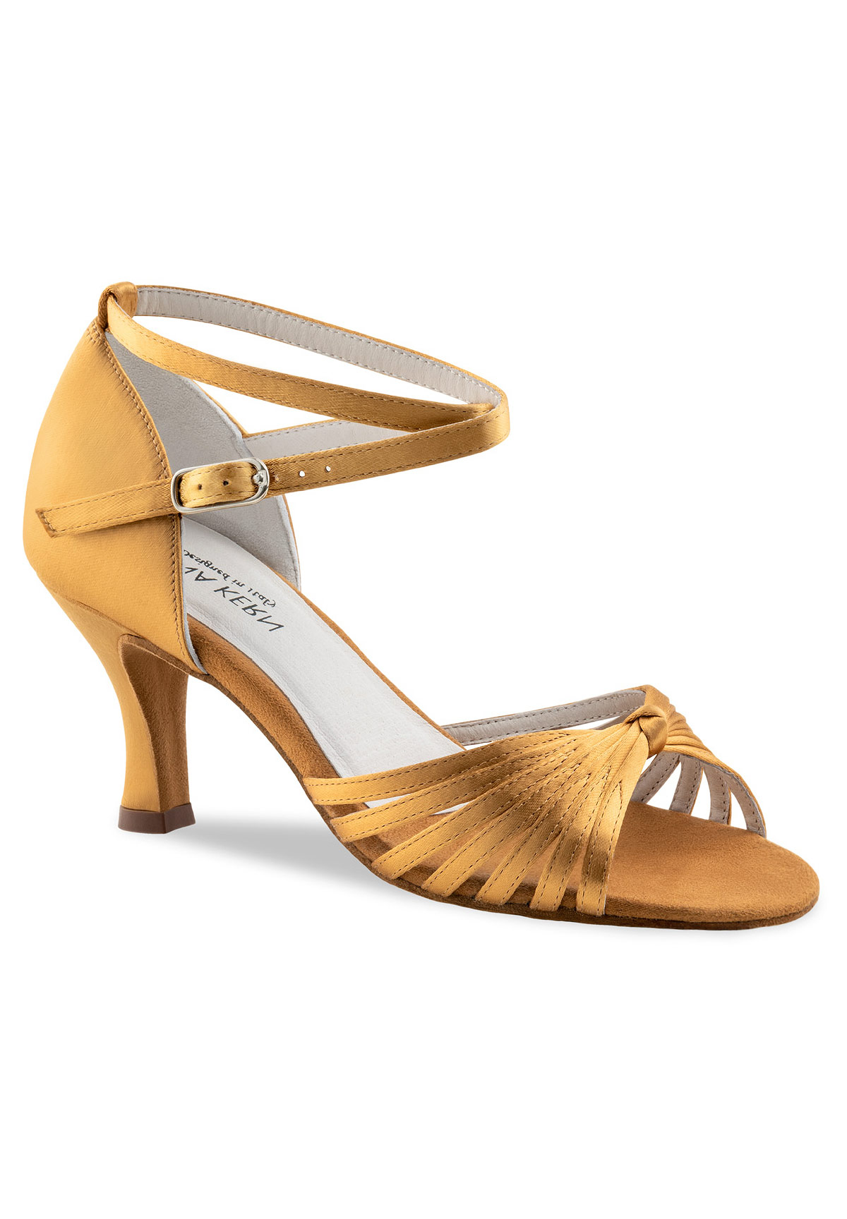 Anna Kern Blanche 526-60 Latin Dance Shoes-Bronce Satin
