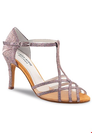 Anna Kern 870-75 Social Dance Shoes-Multi Sparkle