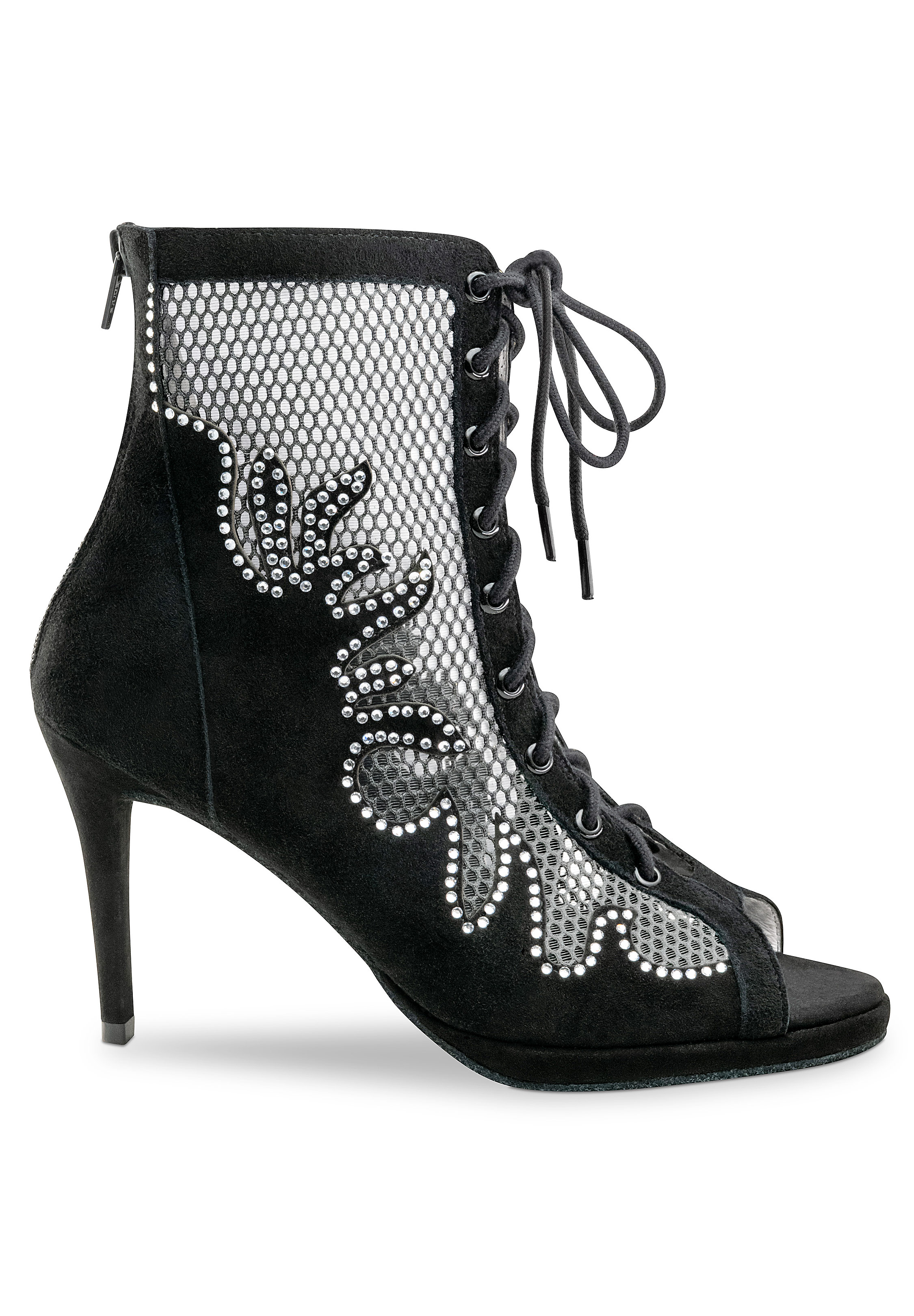 Anna Kern Sidonie Ladies Dance Boots-Black Suede