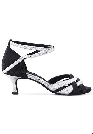 Dance Naturals Arte Latin Dance Shoes Art. 23-Black/Silver Fish