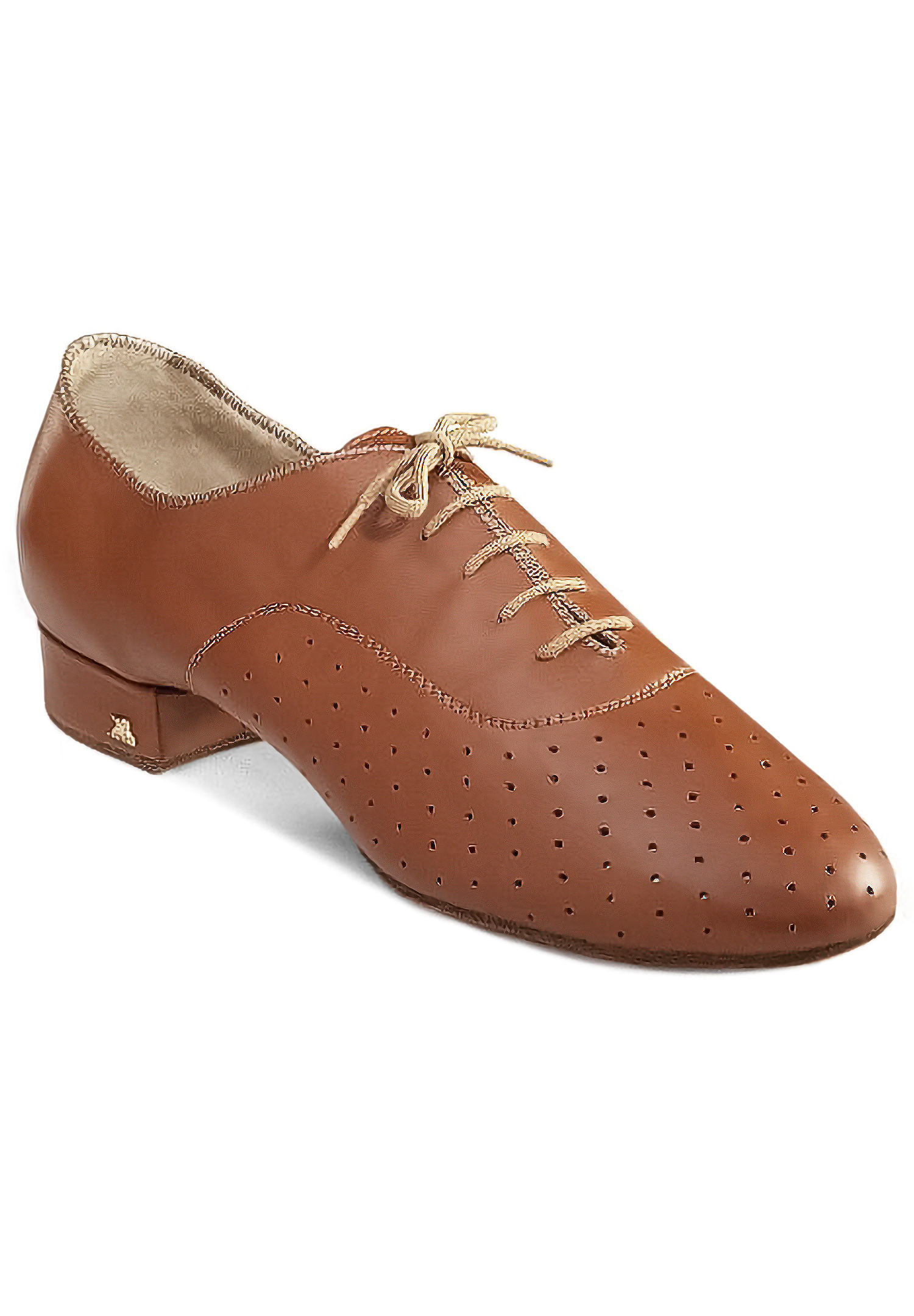 Dance Naturals Burano Mens Ballroom Shoes Art. 127-Tan Leather