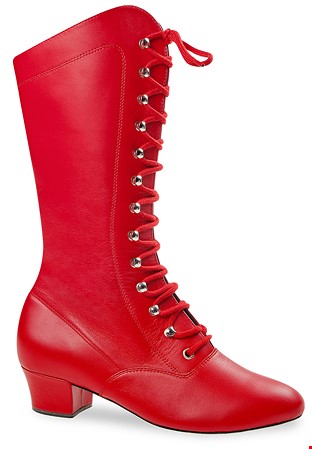 Diamant Ladies Dance Boots 209-434-640-V-Red Leather