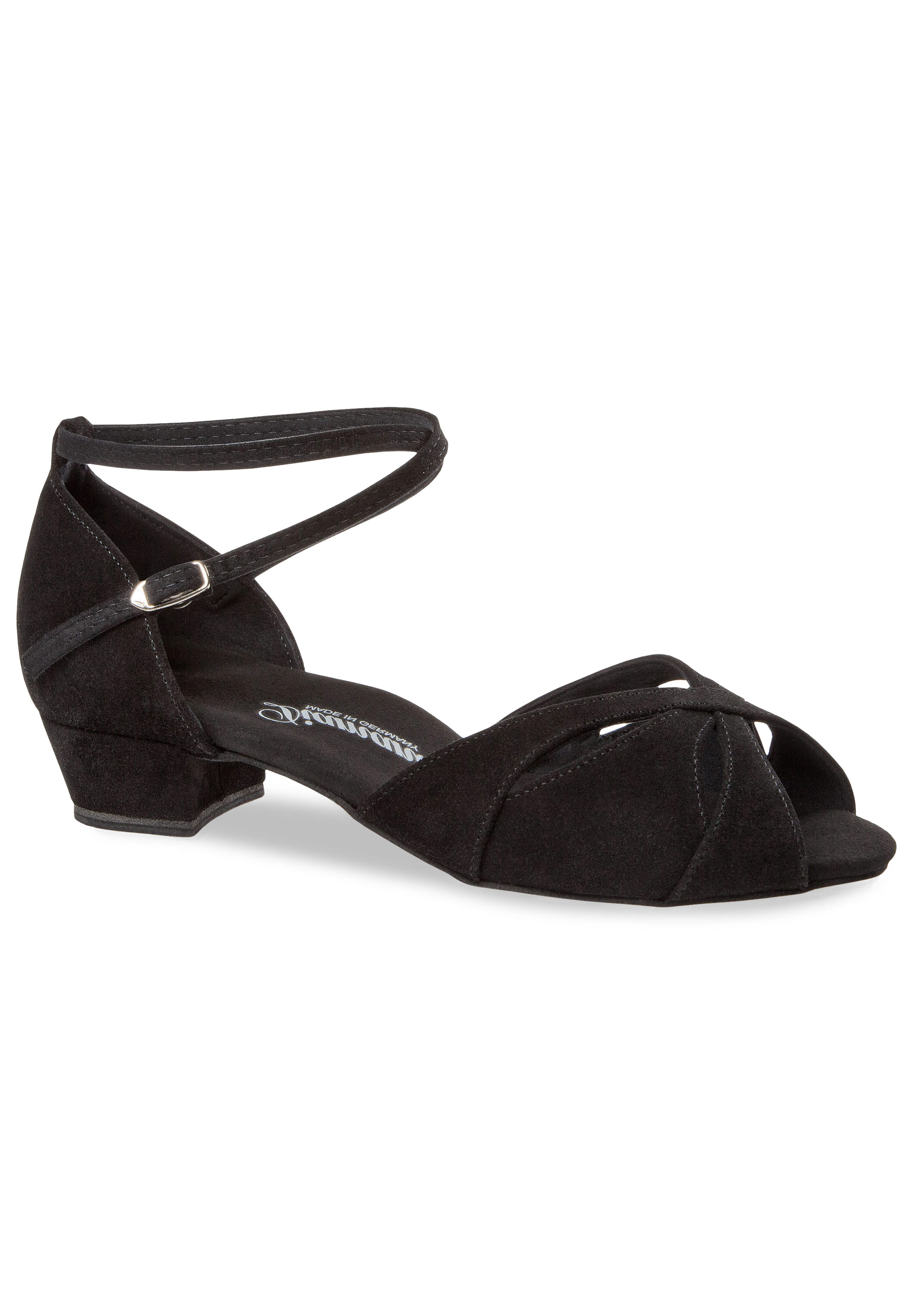 Diamant Latin Dance Sandal 141-129-001-Black Suede