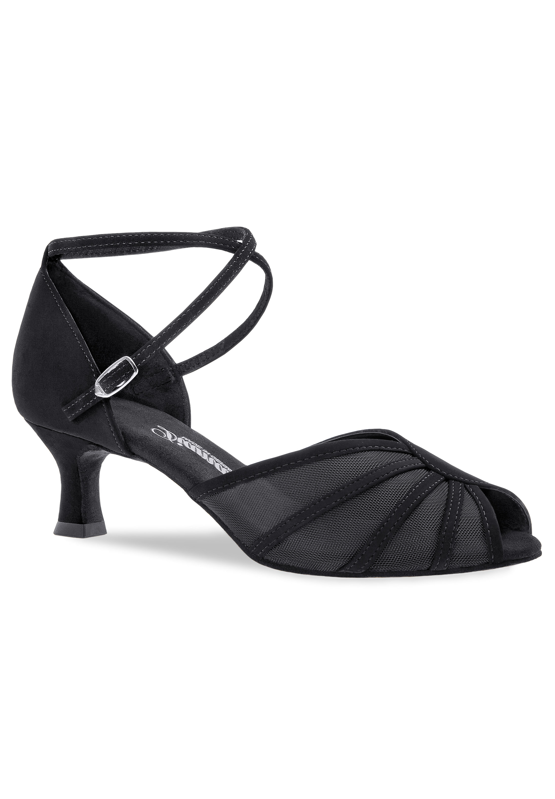 Diamant Social Dance Shoes 020-077-040-Black Nubuk Synth