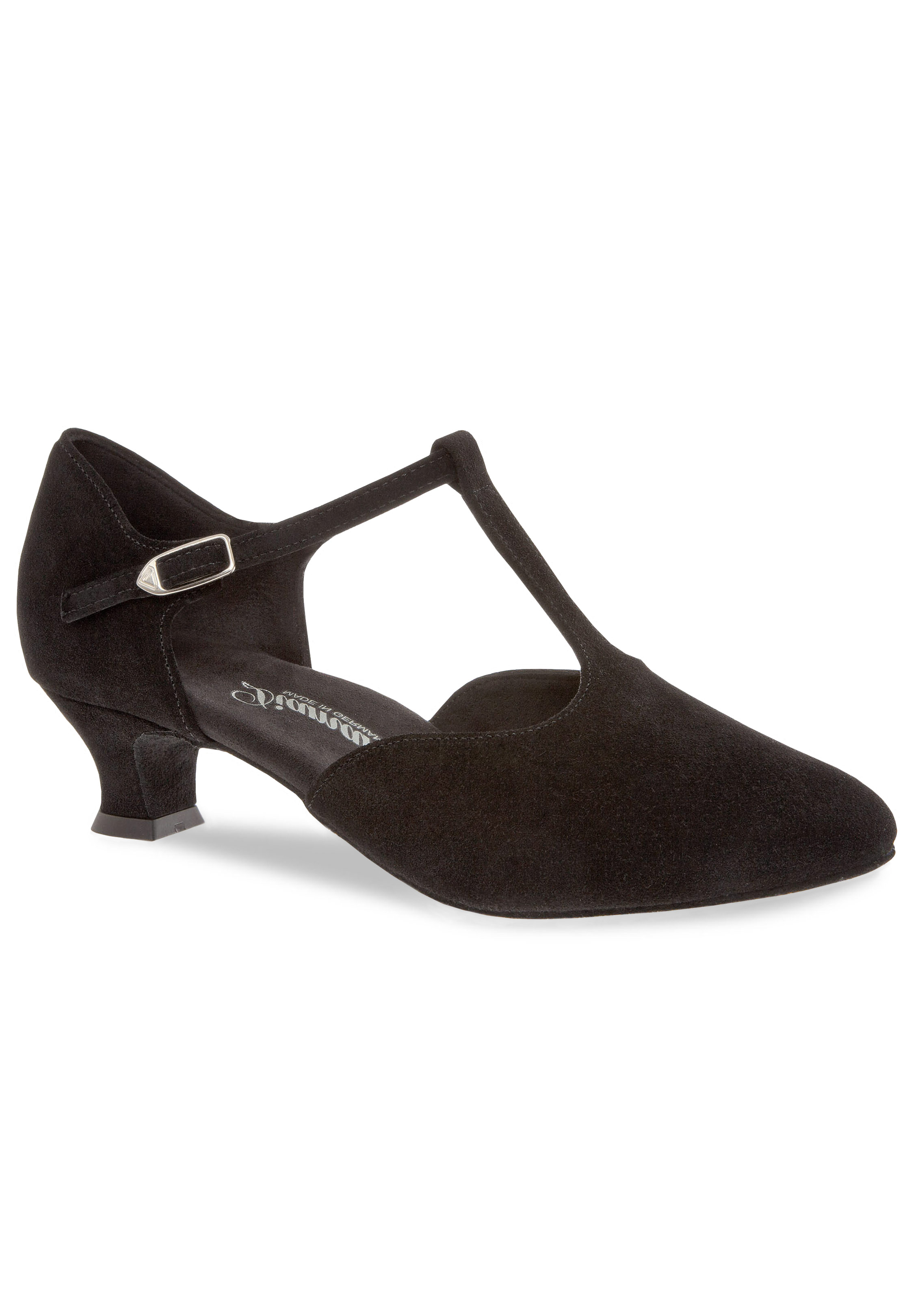 Diamant Social Dance Shoes 053-014-001-Black Suede