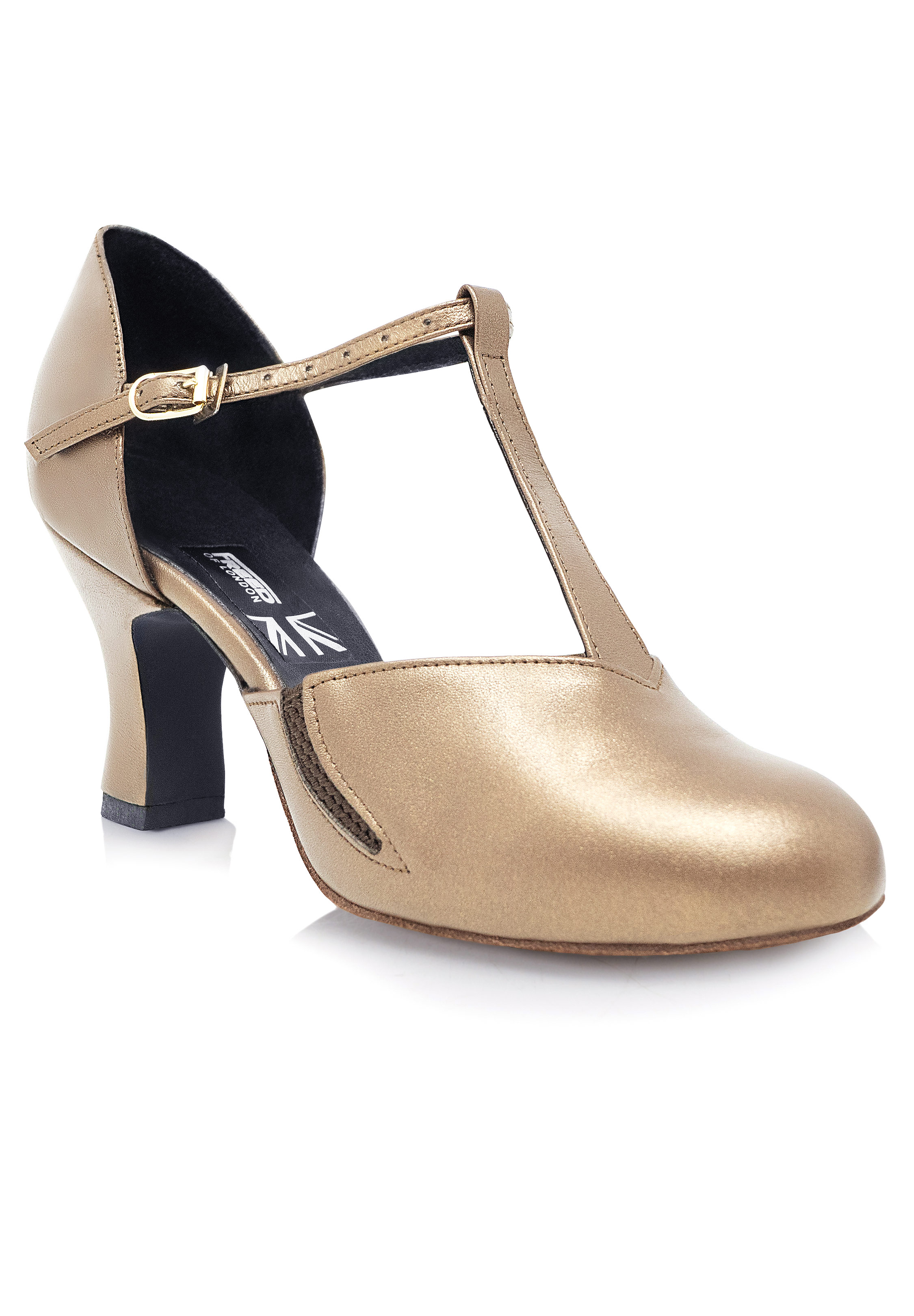 Freed of London Showflex Practice Dance Shoes-Brown Leather