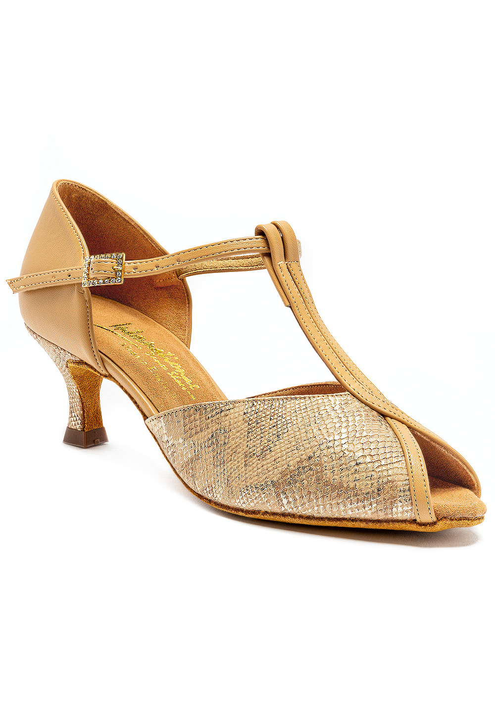International Dance Shoes IDS Vienna -Beige Snake