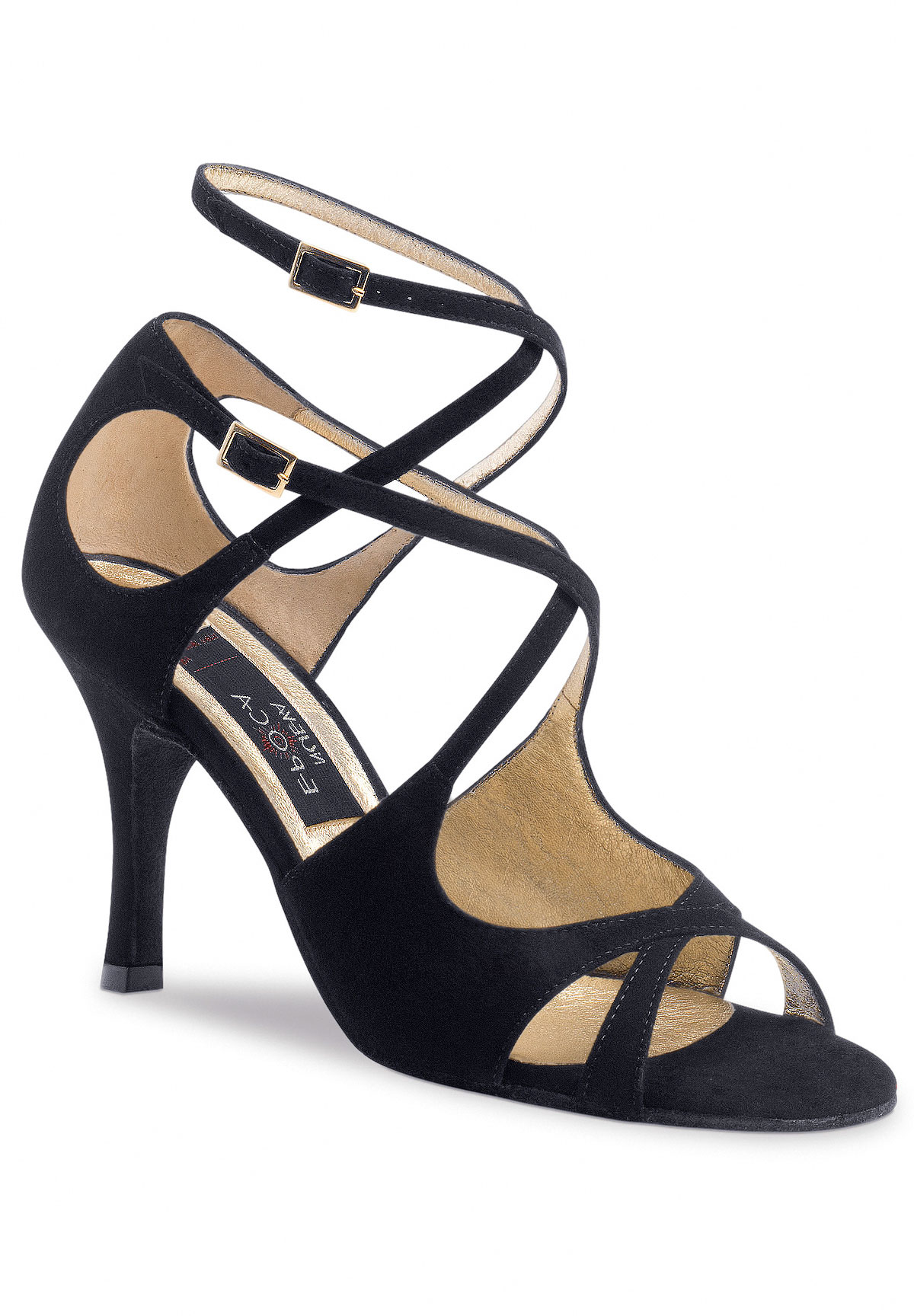 Nueva Epoca Amalia Dance Shoes-Black Suede