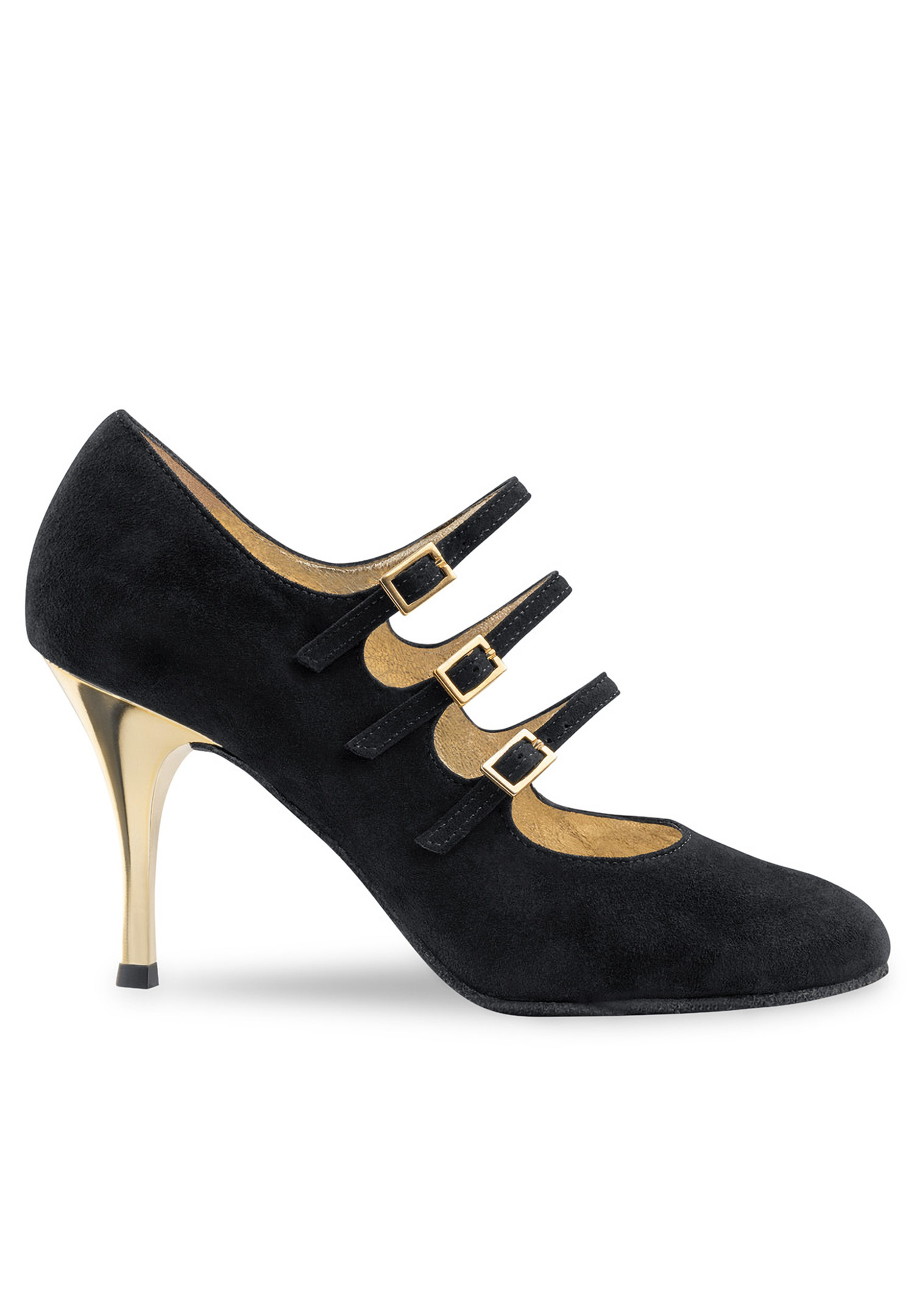 Nueva Epoca Jacinta Dance Shoes-Black Suede