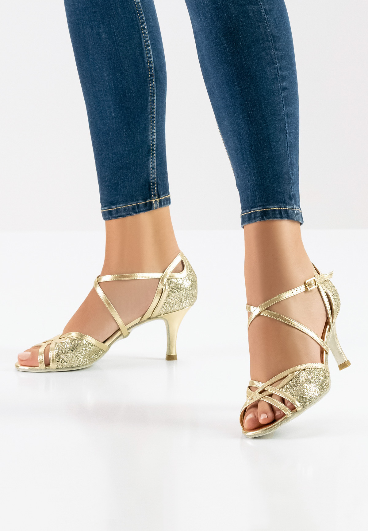 Rose gold dance shoes online