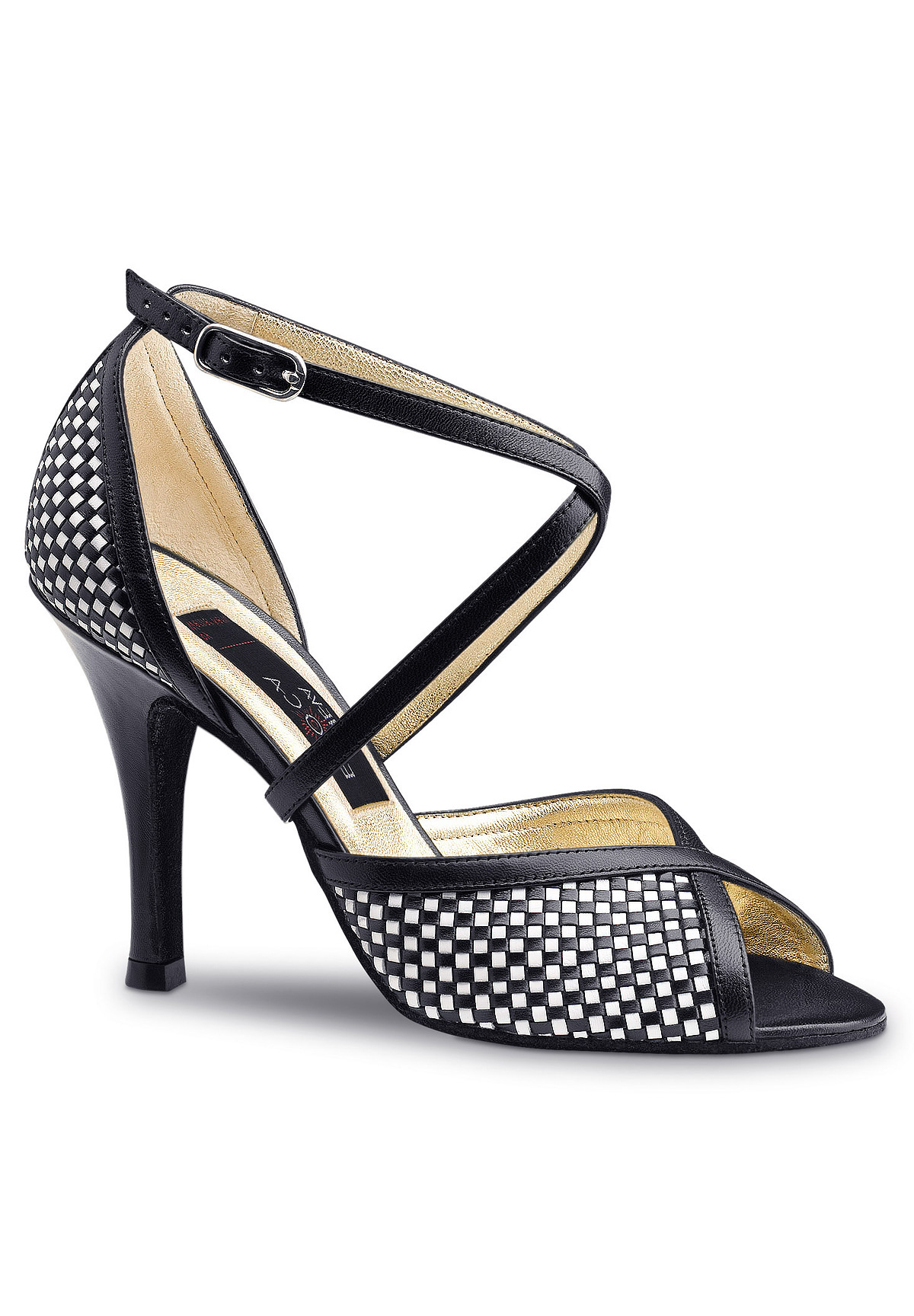 Nueva Epoca Simona Dance Shoes-Black/White Nappa