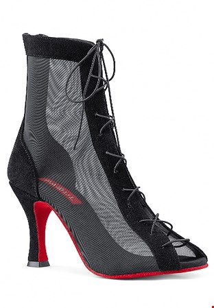 Paoul Sheer Luba Dance Boots-Black Crust/Red Buffalo