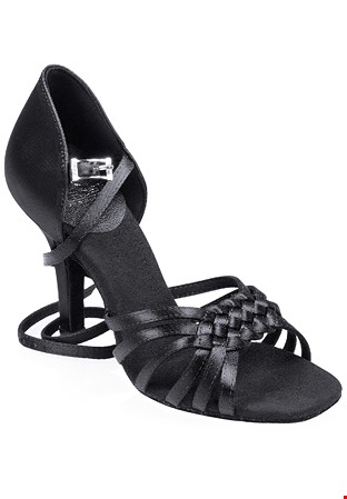 Ray Rose Moonglow Xtra Latin Shoes 869-X-Black Satin