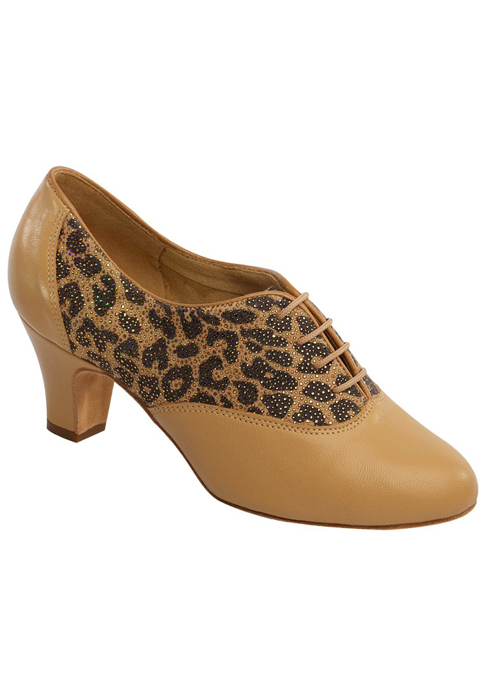 Supadance 1227-Flesh Leather/Leopard Stingray