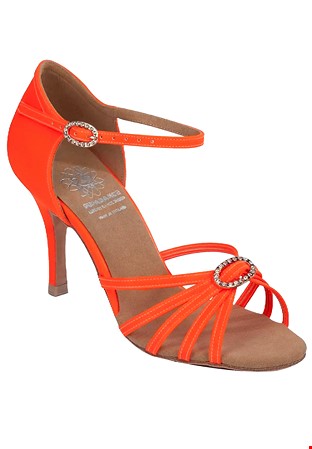 Supadance Ladies Latin Shoes 1517-Neon Red