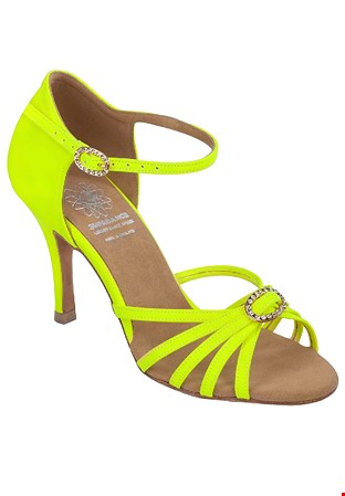 Supadance Ladies Latin Shoes 1517-Neon Yellow