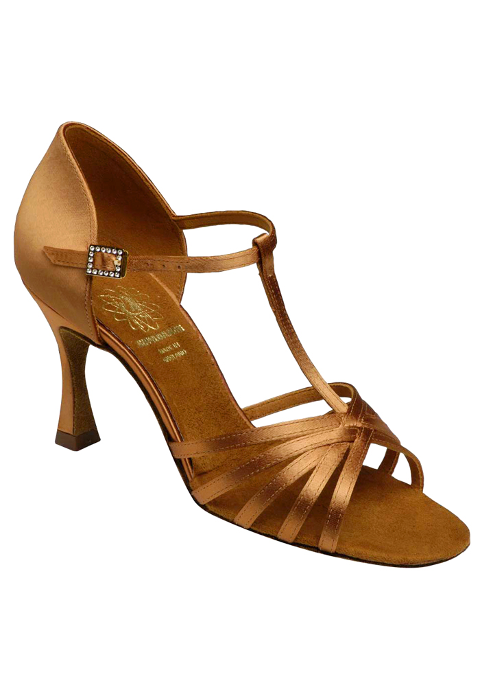 Supadance 1401-Dark Tan Satin