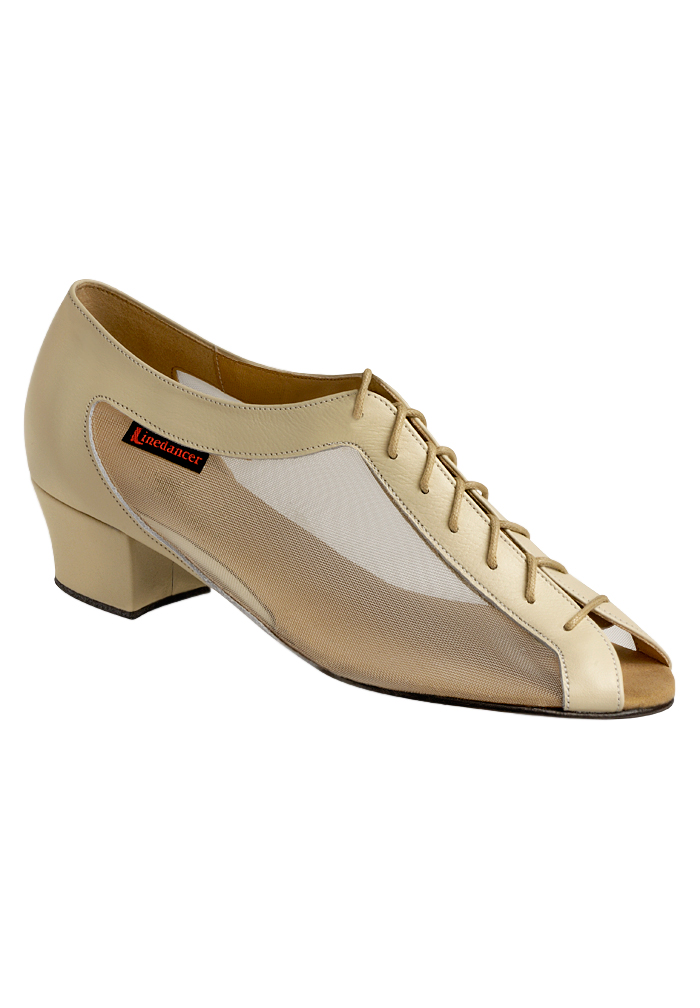 Supadance 3124-Beige Leather Mesh