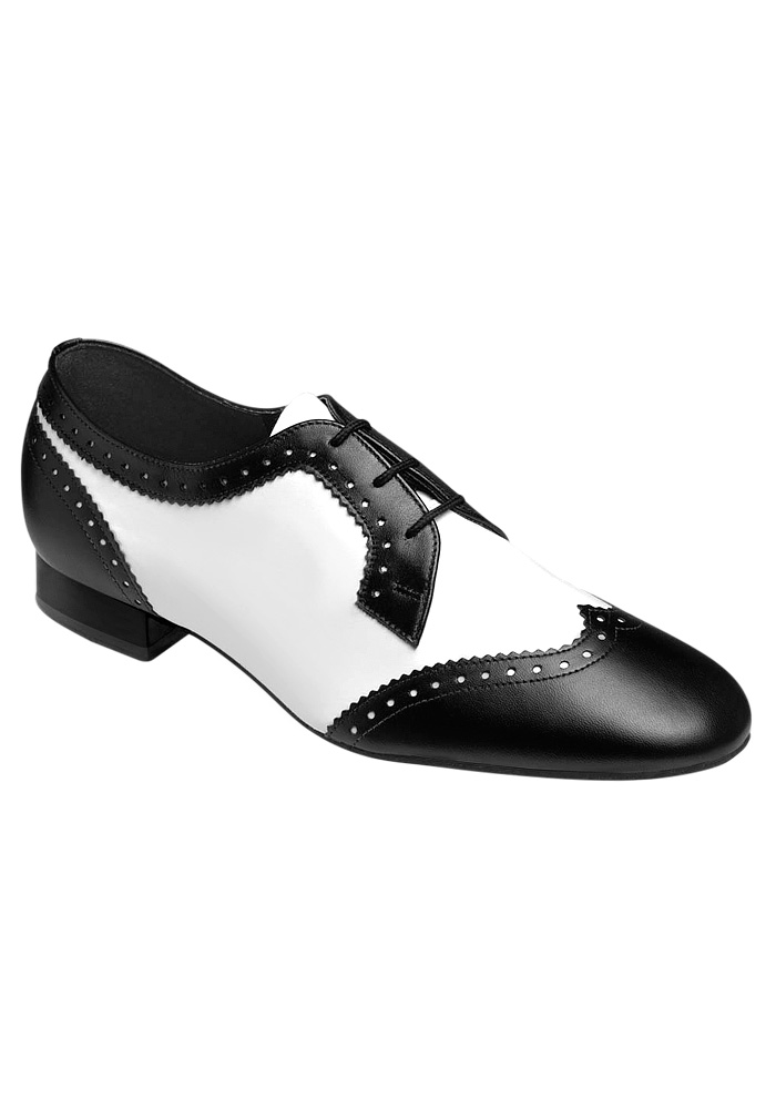 Supadance 6400-Black/White Leather