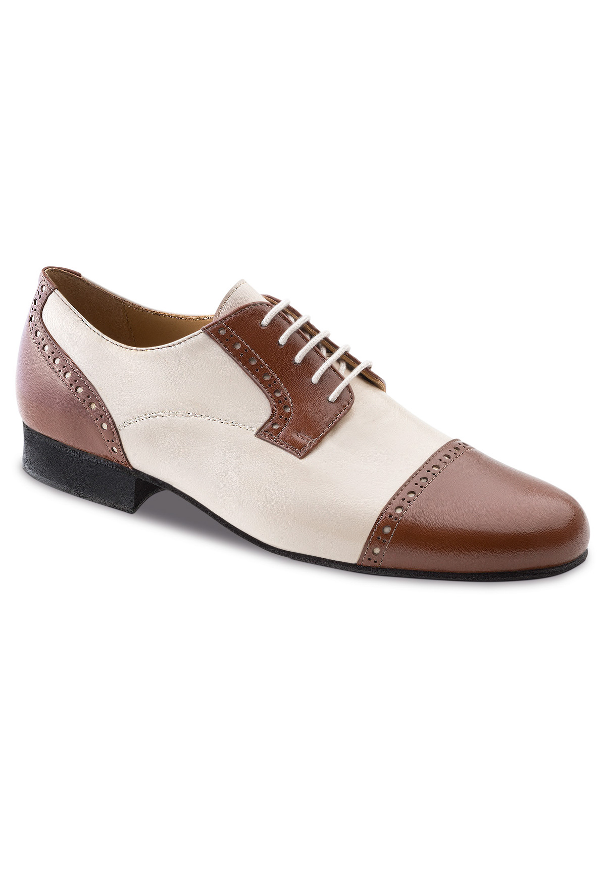 Werner Kern Bergamo 28051 Mens Tango Shoes-Kaduna/Creme Nappa