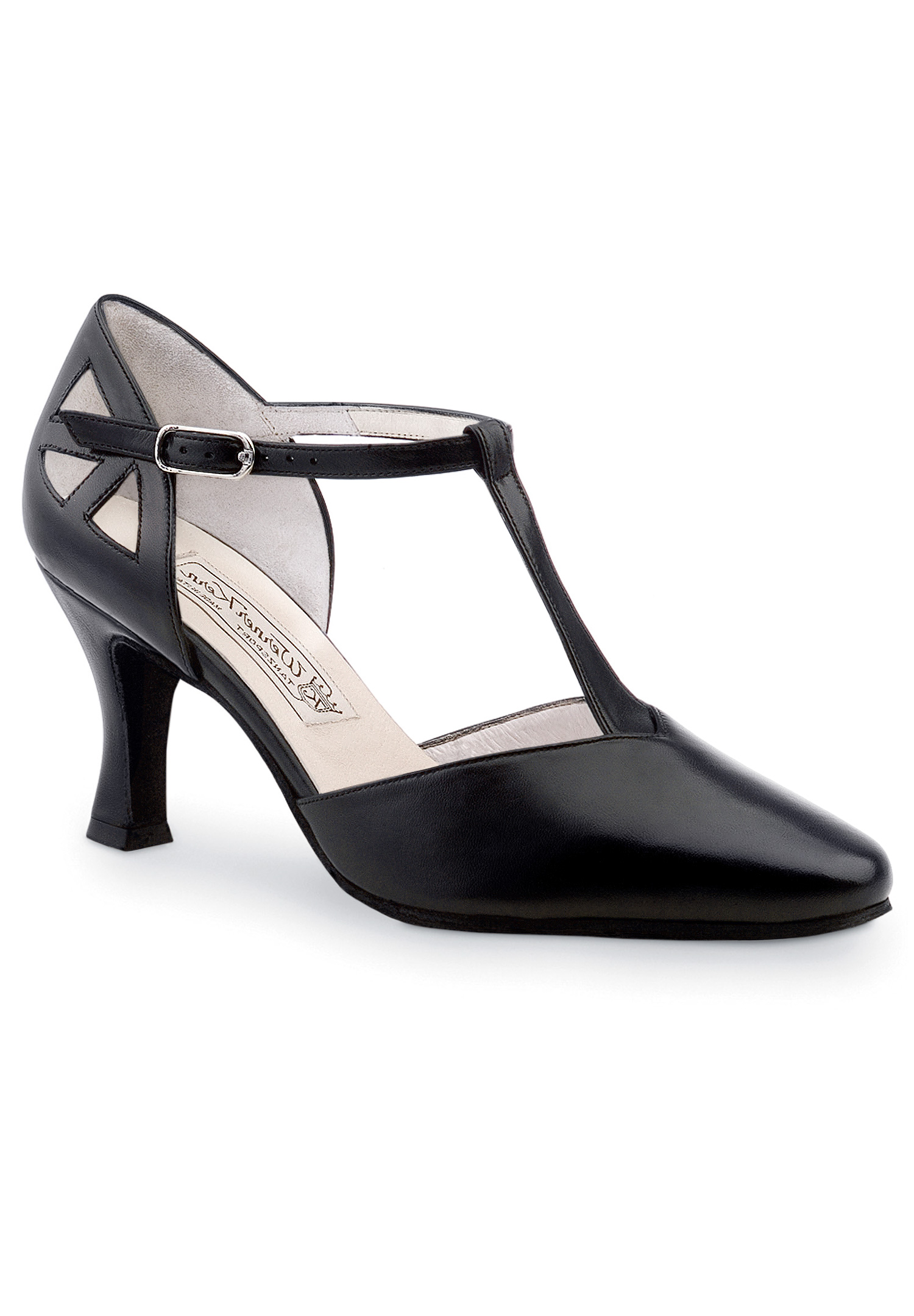 Werner Kern Andrea Dance Shoes-Black Nappa