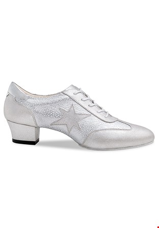 Werner Kern Ariana Ladies Practice Shoes 	 	 	-Perl Silver/White-Silver Nappa