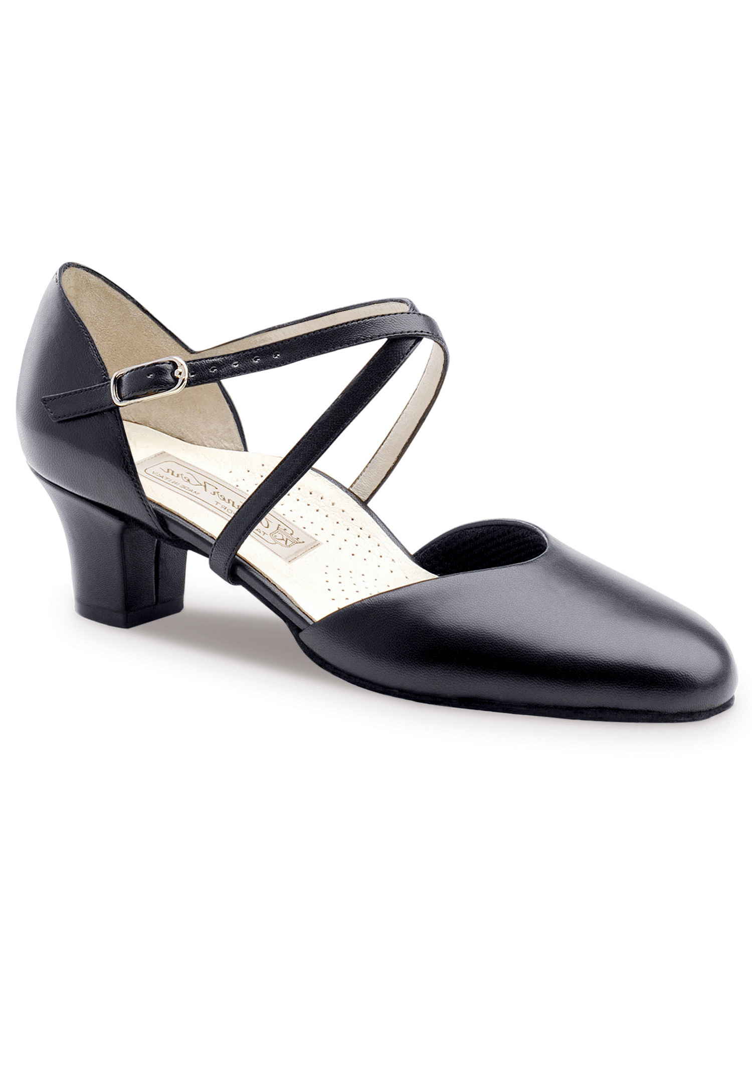 Werner Kern Debby Closed Toe Shoes-Black Nappa