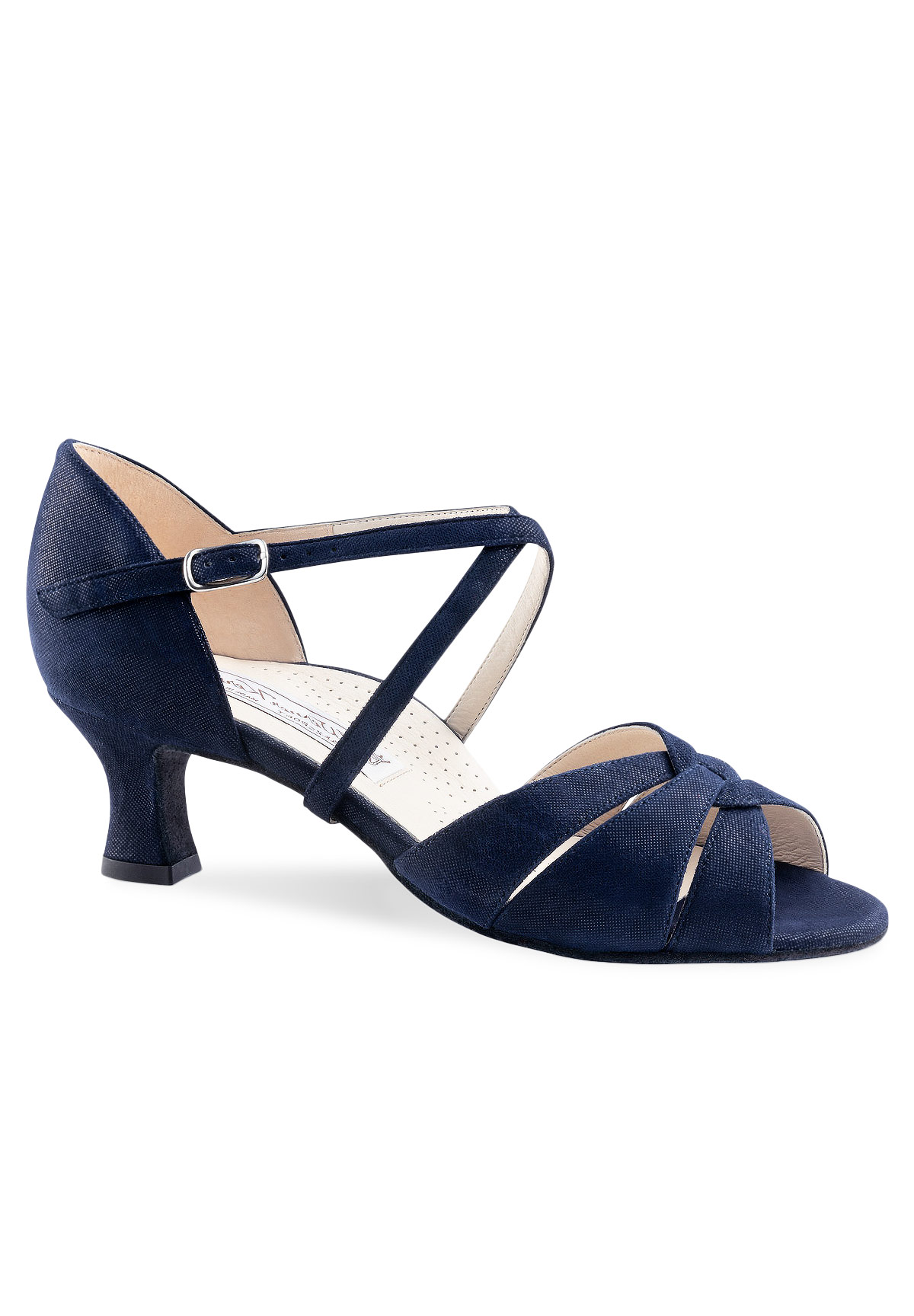 Werner Kern Ebony Dance Shoes-Blue Suede