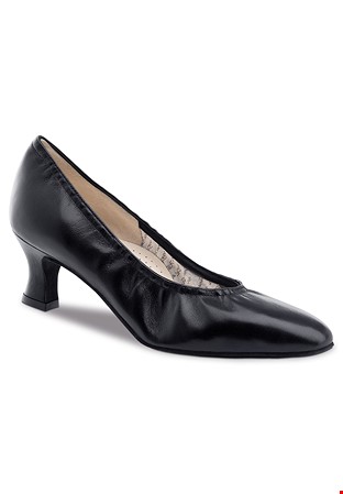 Werner Kern Laura Ballroom Court Shoes-Black Nappa