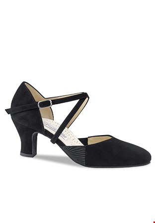 Werner Kern Ronja Ladies Smooth Dance Shoes-Black Suede